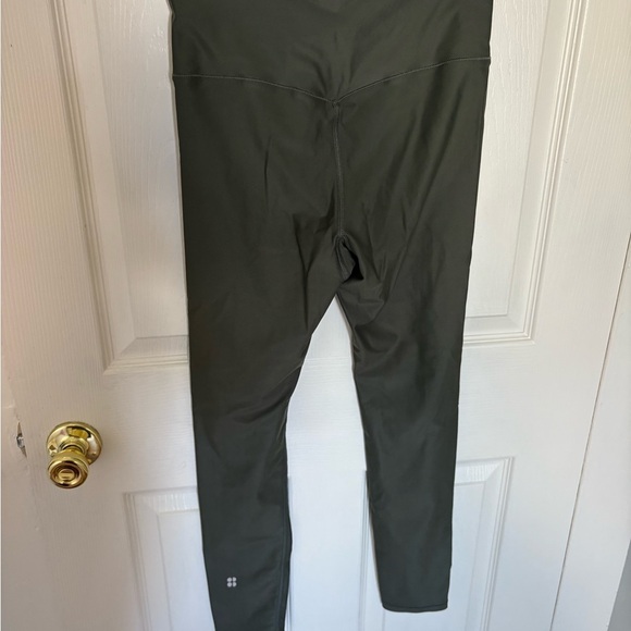 Sweaty Betty High Shine High Waist 7/8 Leggings | Size Small | Olive Green - Picture 13 of 13